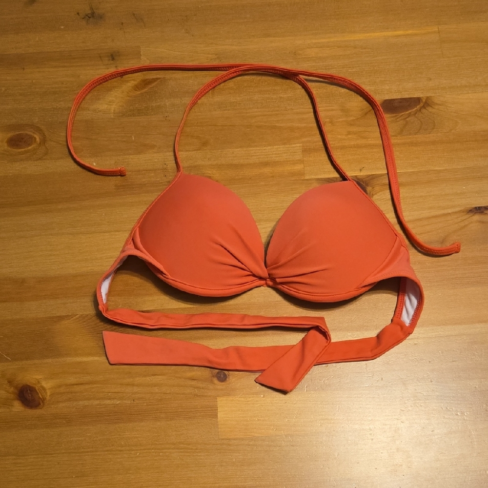 Orange Bikini Top